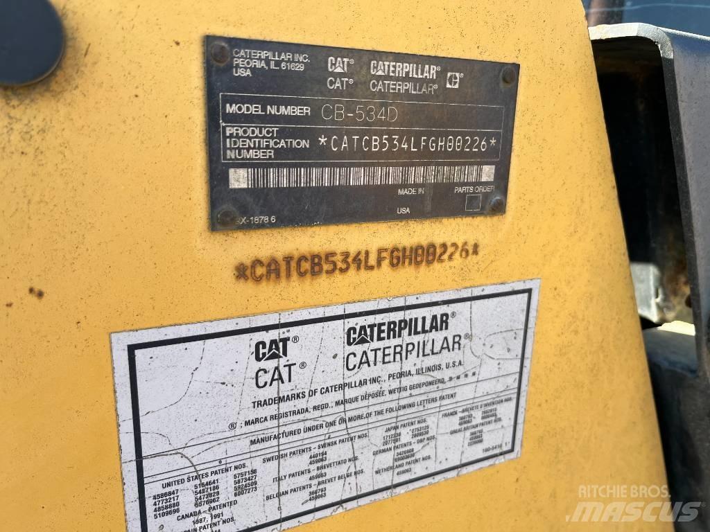 CAT CB 534 D Cilindros Compactadores tandem