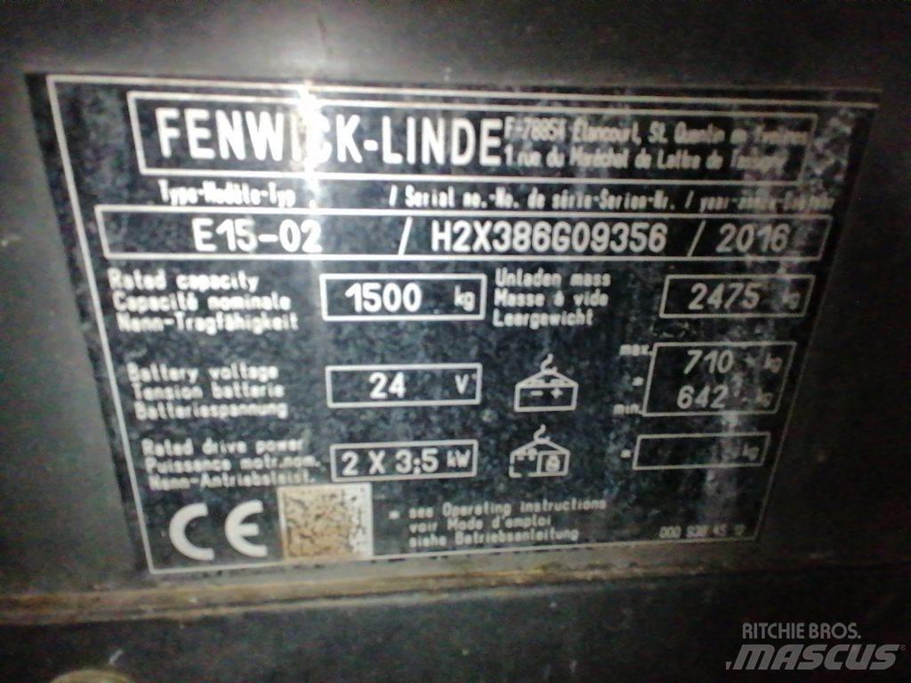 Linde E15-02 Empilhadores eléctricos