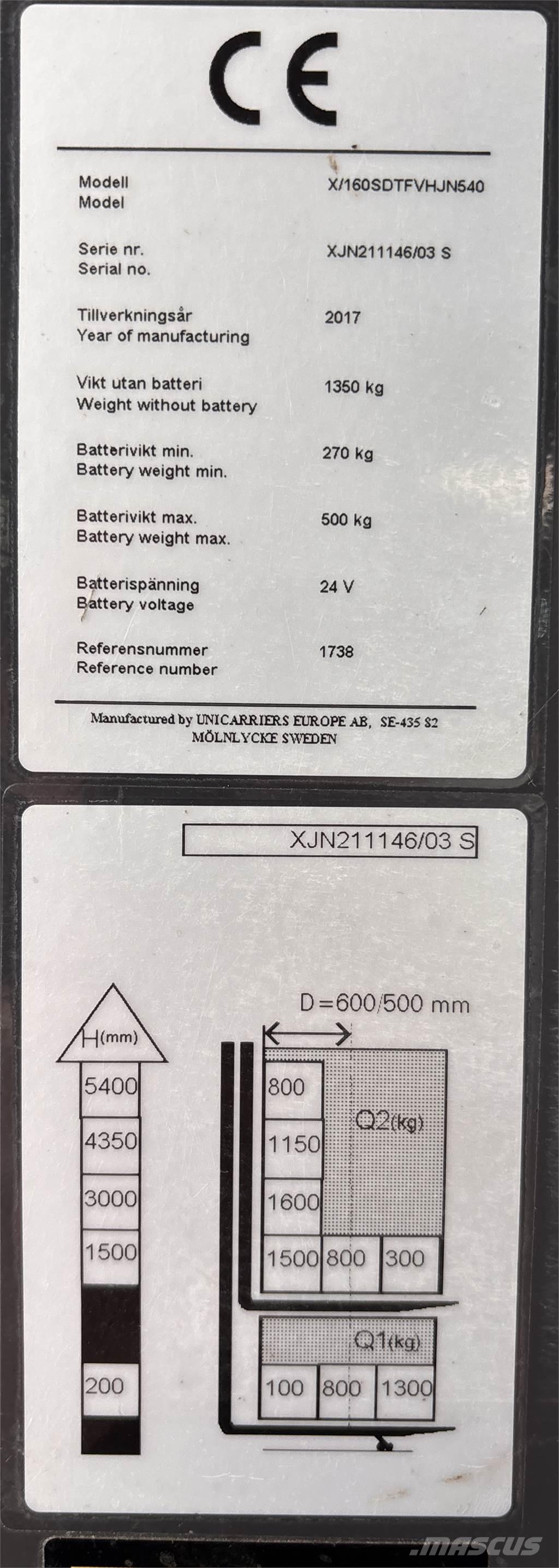 Atlet X160 Empilhador para operador externo