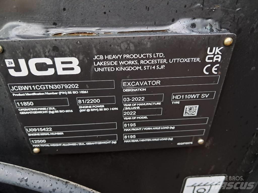 JCB HD110W Escavadoras de rodas