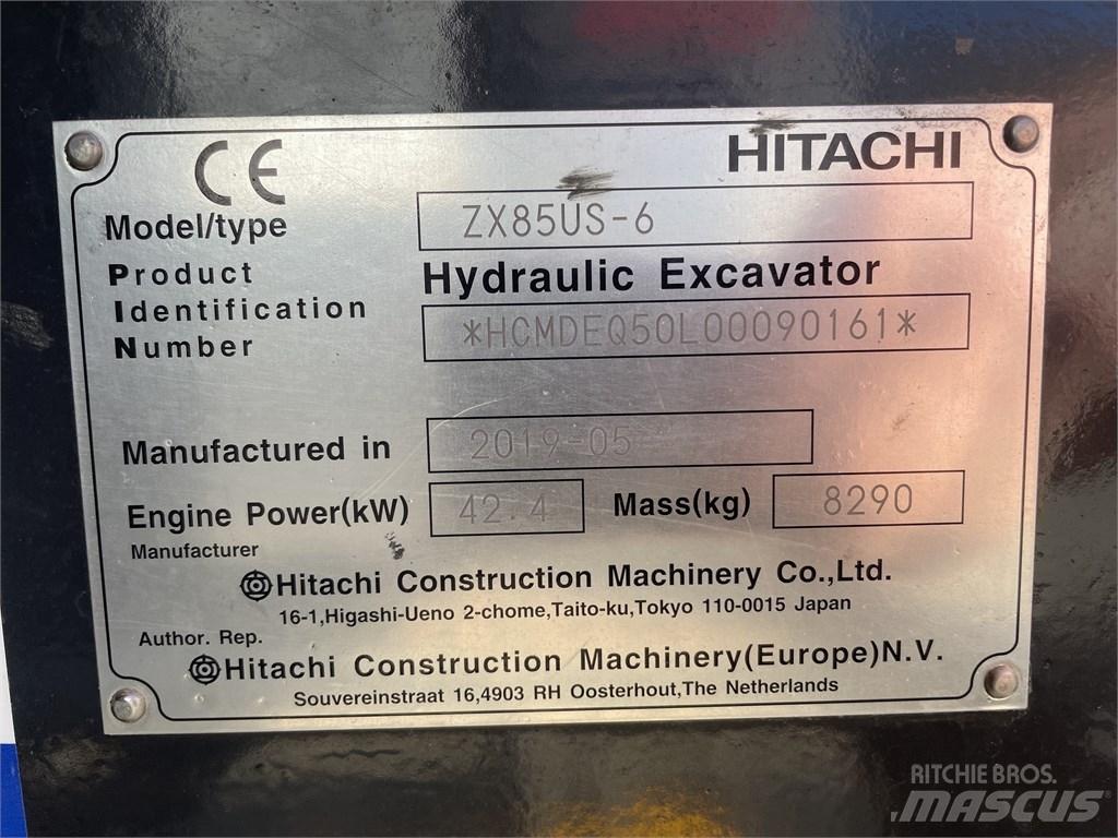 Hitachi ZX 85 US-6 Escavadoras Midi 7t - 12t