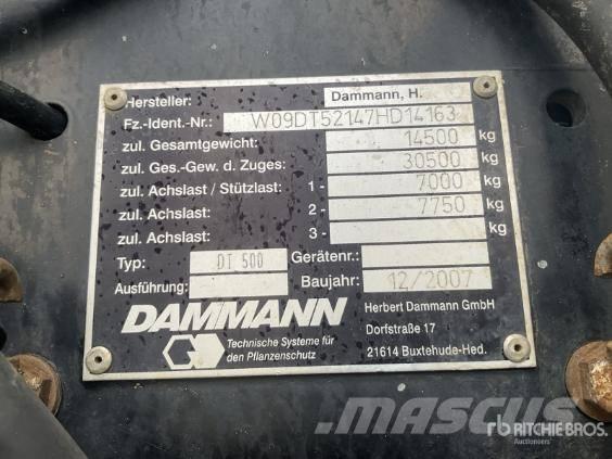 Dammann DT 5000 Pulverizadores Automotrizes