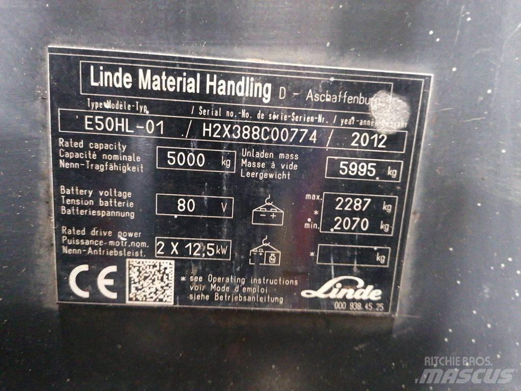Linde E50HL-01 Empilhadores eléctricos