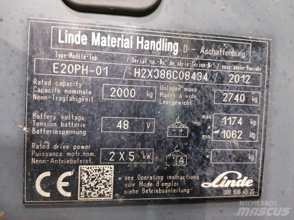 Linde E20PH-01 Empilhadores eléctricos