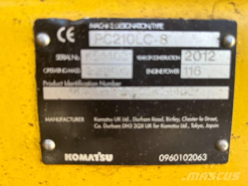 Komatsu PC 210 LC-8 Escavadoras de rastos