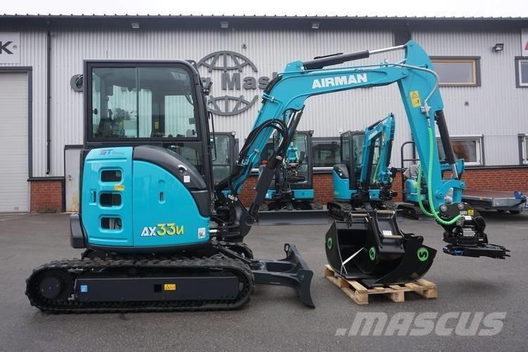 Airman AX 33 U Mini Escavadoras <7t