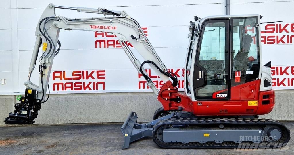 Takeuchi TB 260 Mini Escavadoras <7t