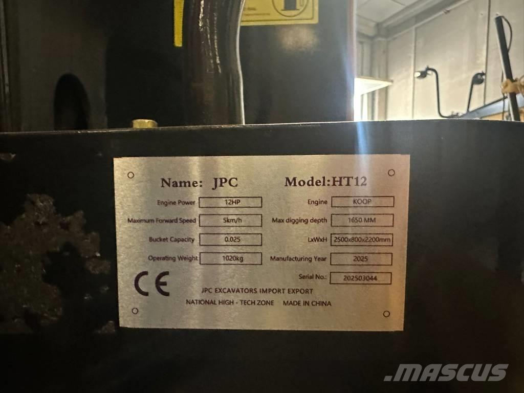 JPC HT 12 Mini Escavadoras <7t