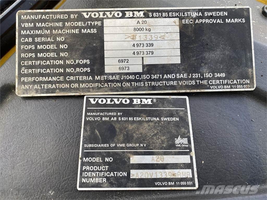 Volvo A20 Dumpers de obras