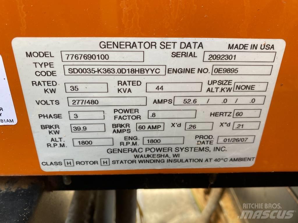 Generac 35 KW Geradores Diesel