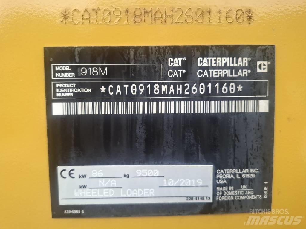 CAT 918 M Pás carregadoras de rodas