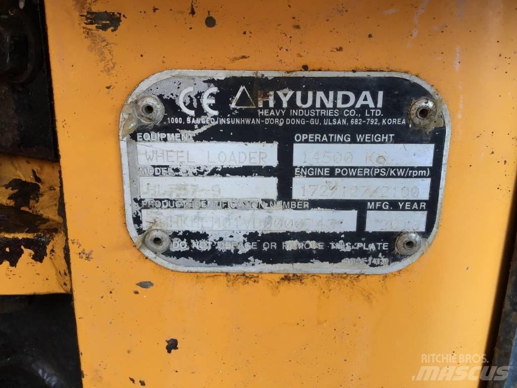 Hyundai HL 757-9 Pás carregadoras de rodas