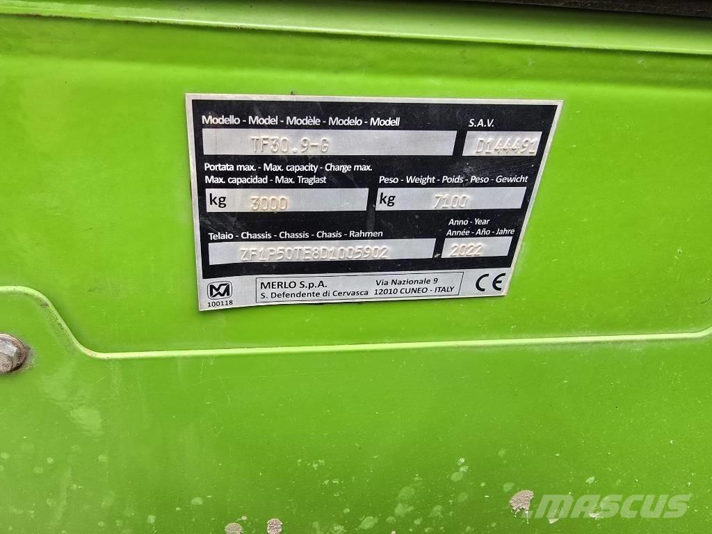 Merlo TF 30.9 G Carregadoras rodas telescópicas
