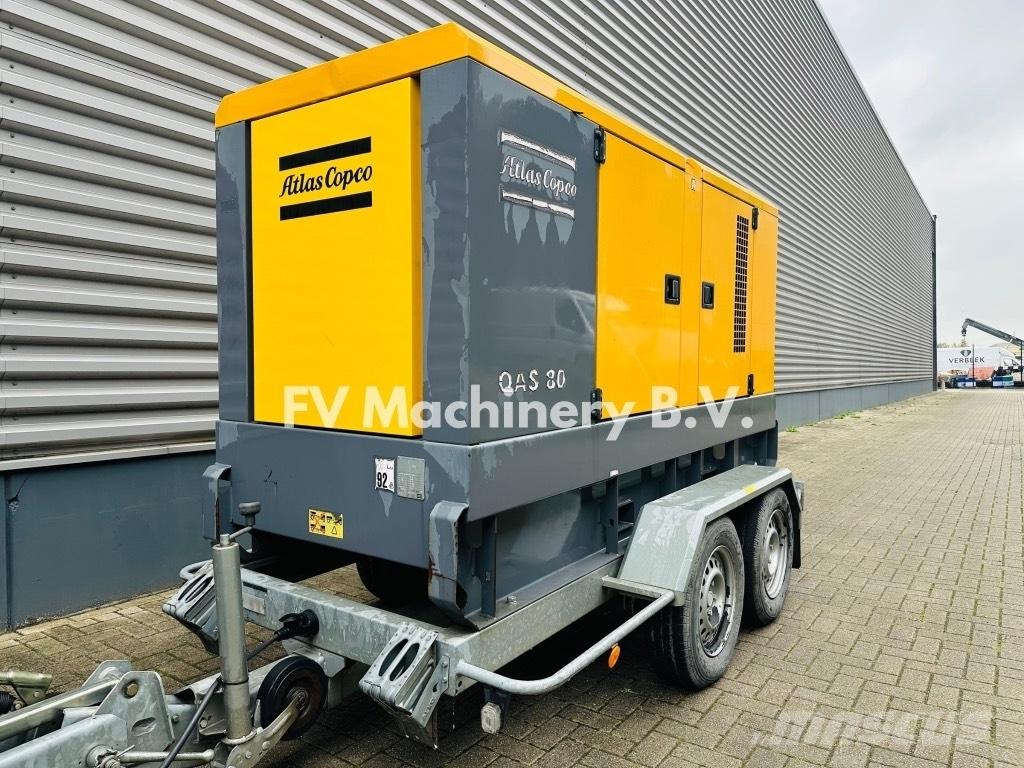 Atlas Copco QAS 80 Geradores Diesel