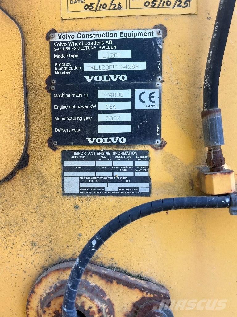 Volvo L 120 E Pás carregadoras de rodas