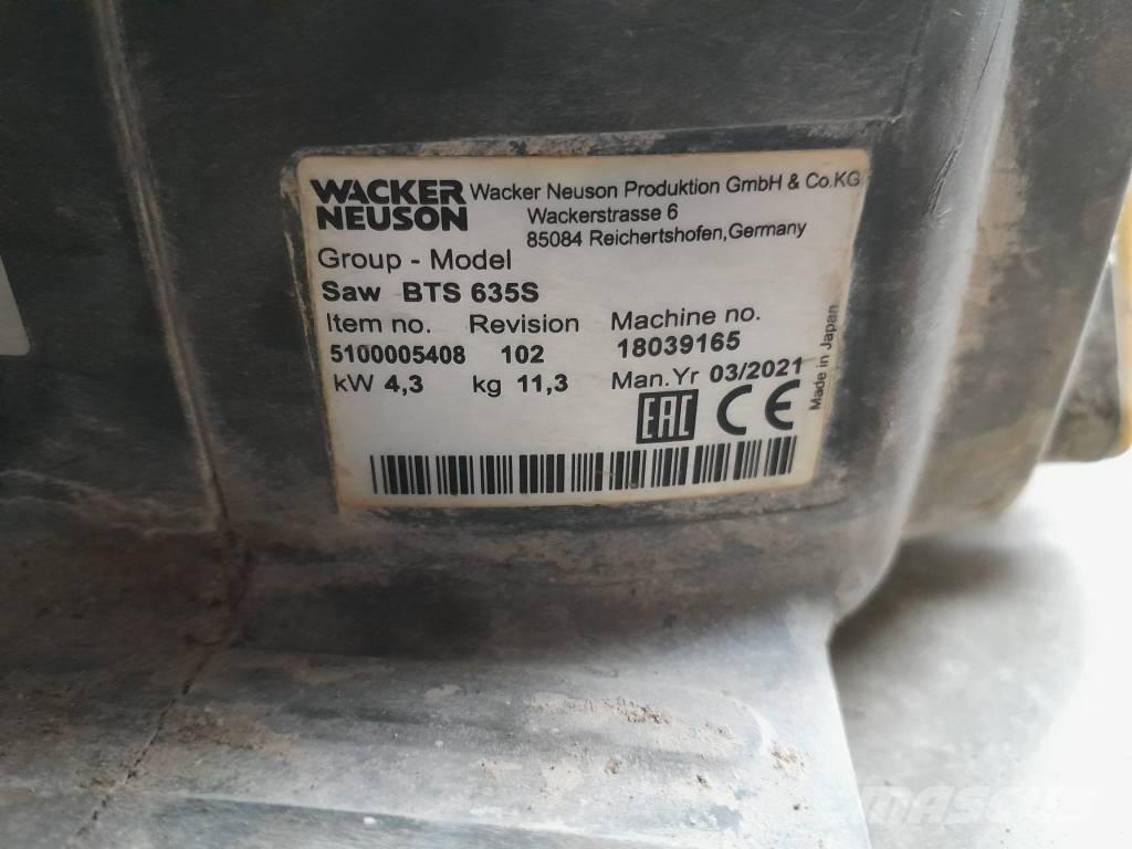 Wacker Neuson BFS635 Serras para Betão e Pedra