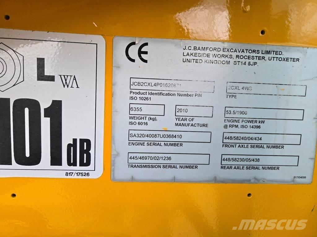 JCB 2CX Pás carregadoras de rodas