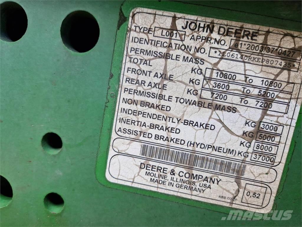 John Deere 6140R Tratores Agrícolas usados