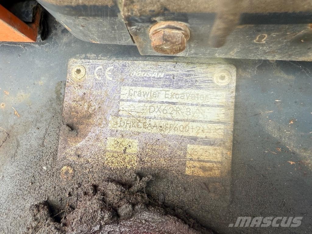 Doosan DX 62 R-3 Mini Escavadoras <7t