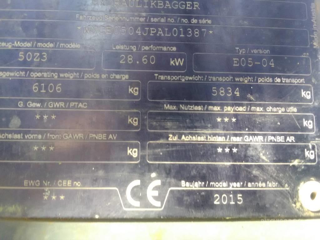 Wacker Neuson 50 Z3 Mini Escavadoras <7t
