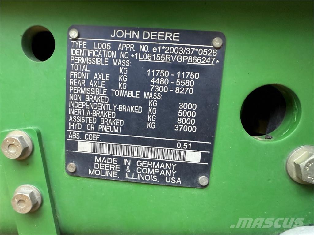 John Deere 6155R Agricultura - Outros
