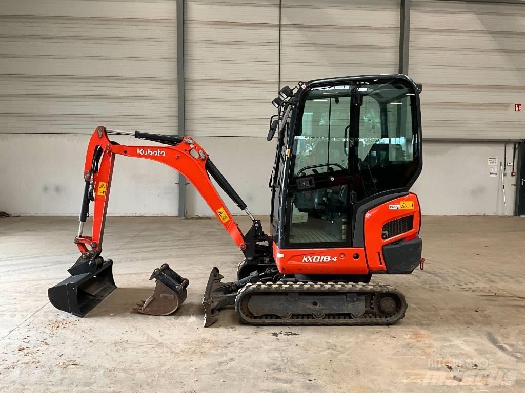 Kubota KX 018-4 Mini Escavadoras <7t