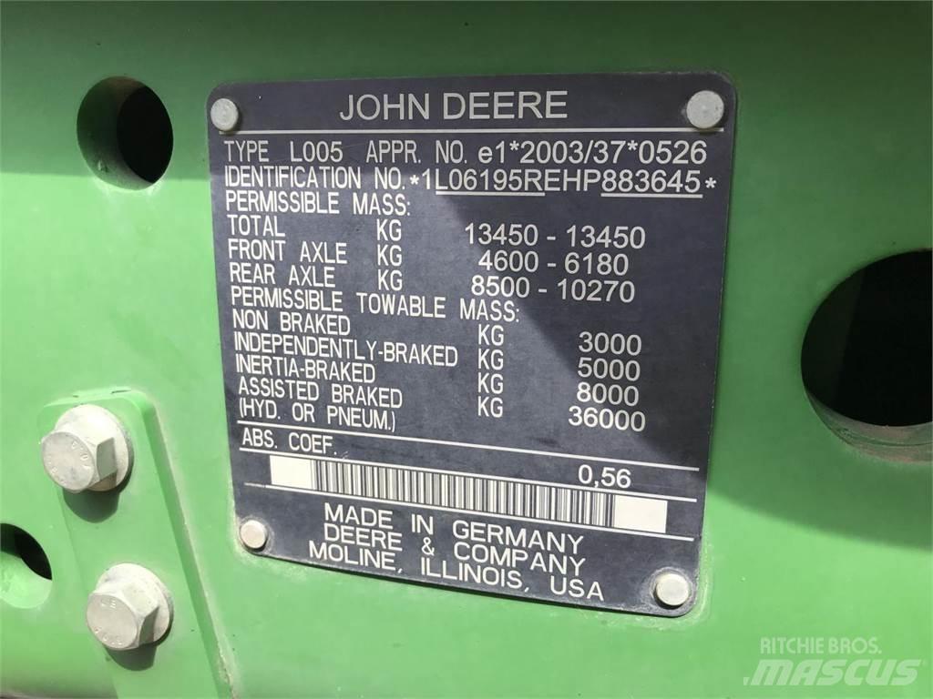 John Deere 6195R Tratores Agrícolas usados