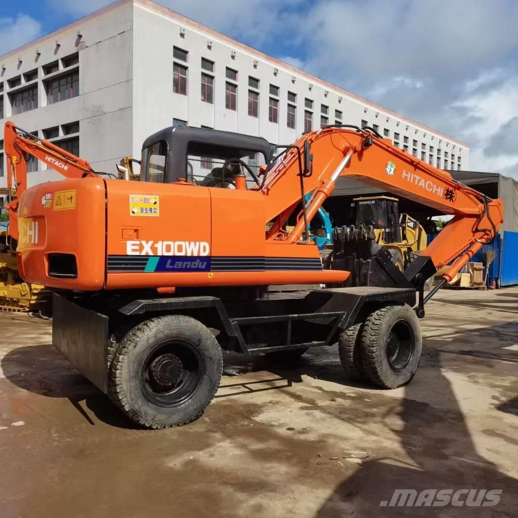 Hitachi EX 100 W D Escavadoras de rodas