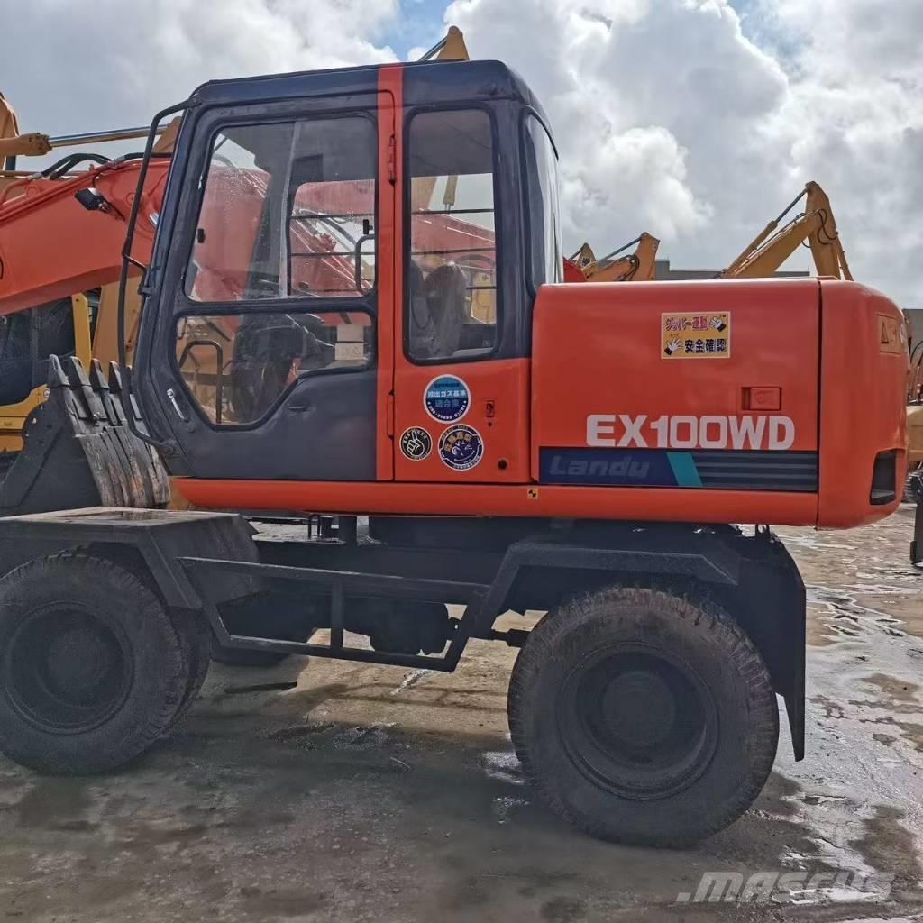 Hitachi EX 100 W D Escavadoras de rodas