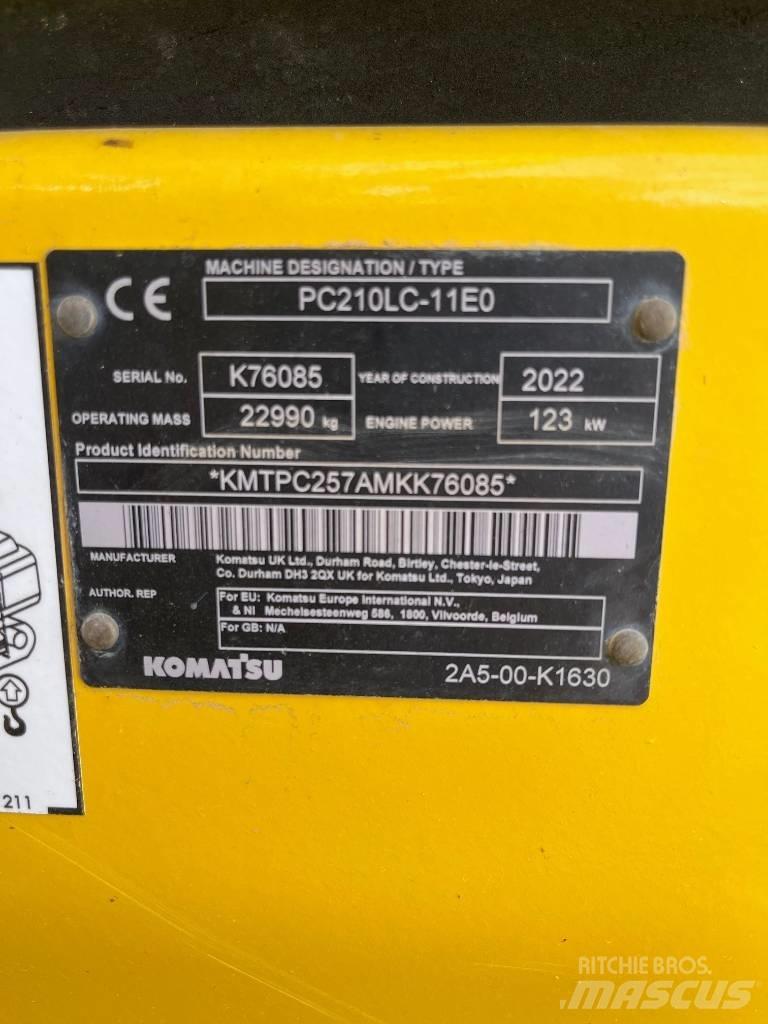 Komatsu PC210LC-11E0 Escavadoras de rastos