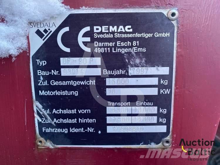 Demag DF 90 P Pavimentadoras de asfalto