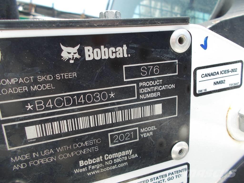 Bobcat S76 Carregadoras de direcção deslizante