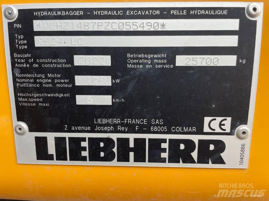Liebherr R924 G8 Escavadoras de rastos
