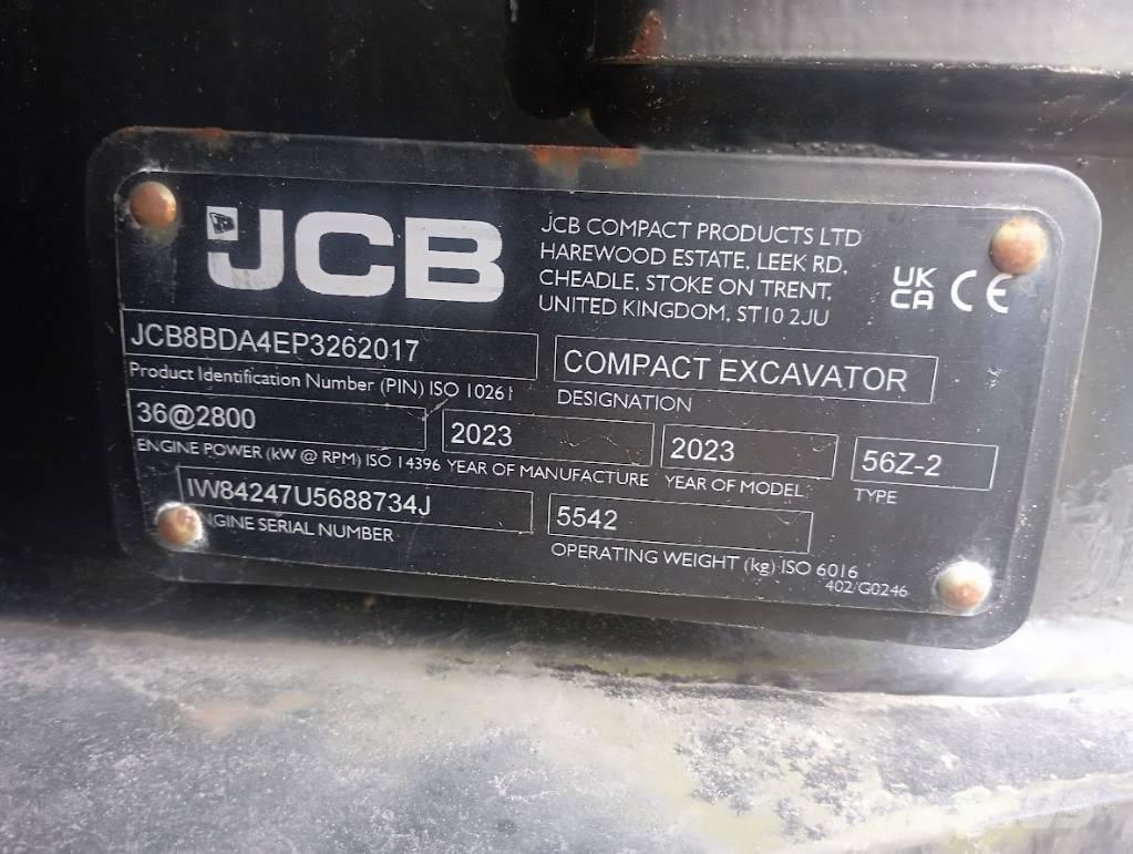 JCB JCB 56Z-2 Mini Escavadoras <7t