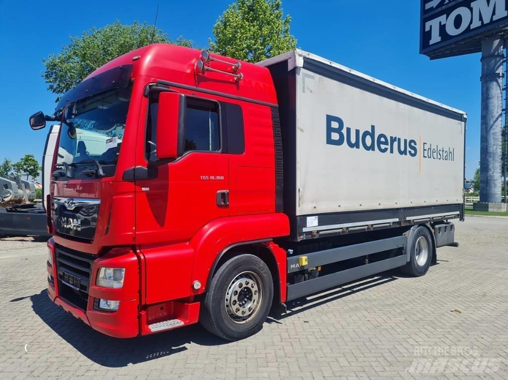MAN TGS 18.360 / 6.1m Camiões caixa cortinas laterais