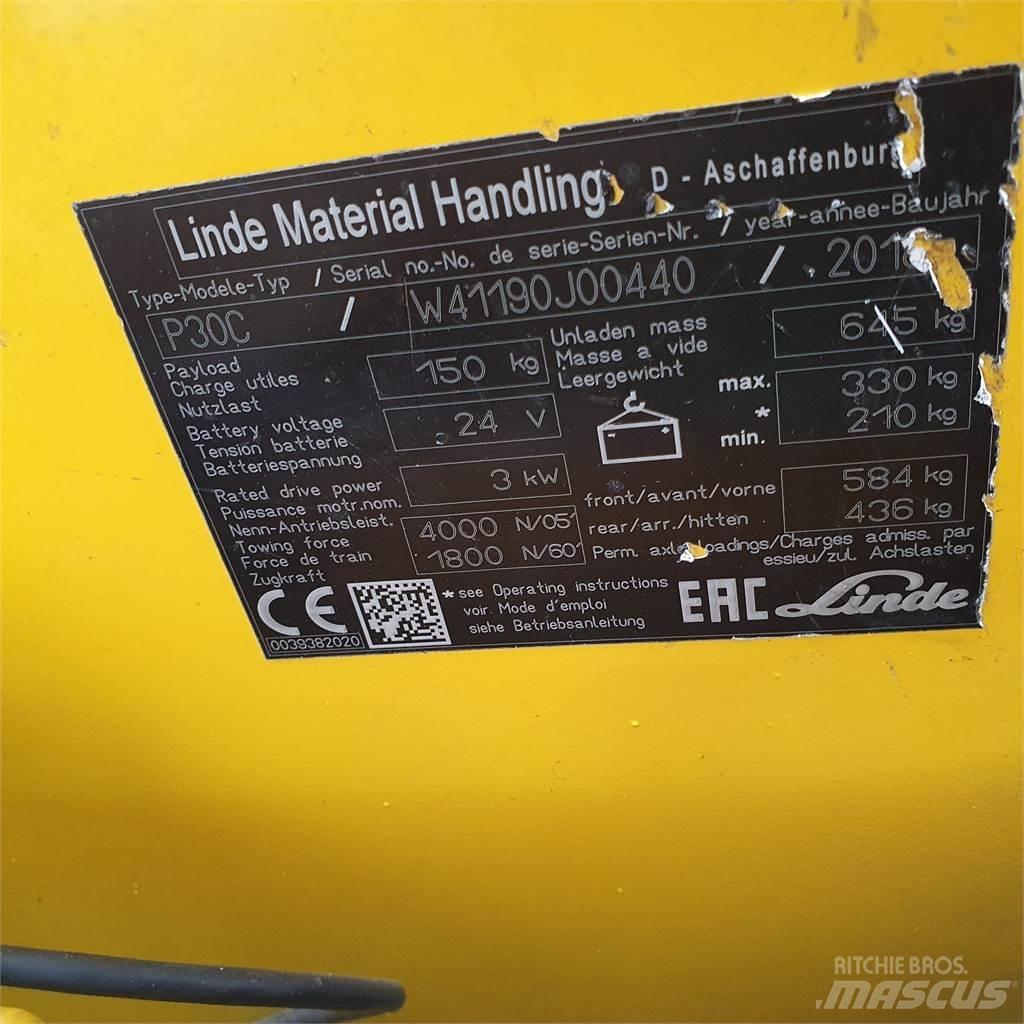 Linde P30C Tractores de reboque