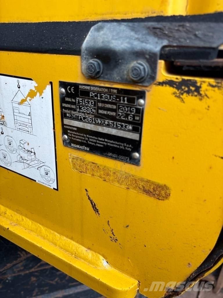 Komatsu PC 138 US-11 Escavadoras de rastos