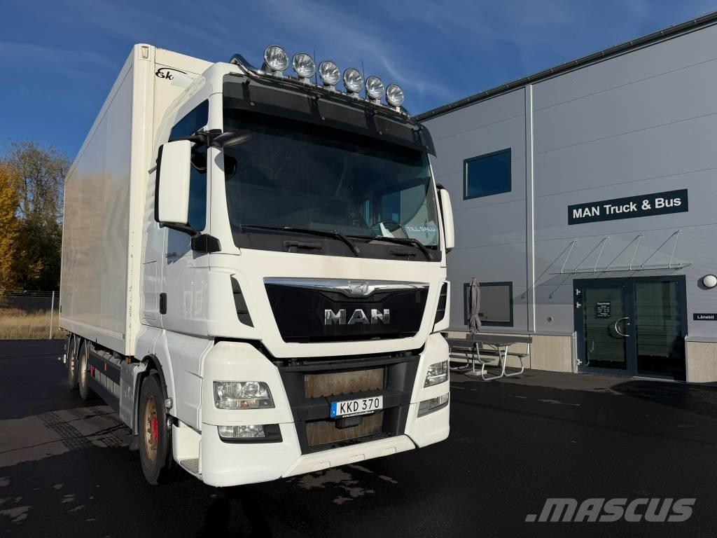MAN TGX 26.480 6x2 Camiões de caixa fechada
