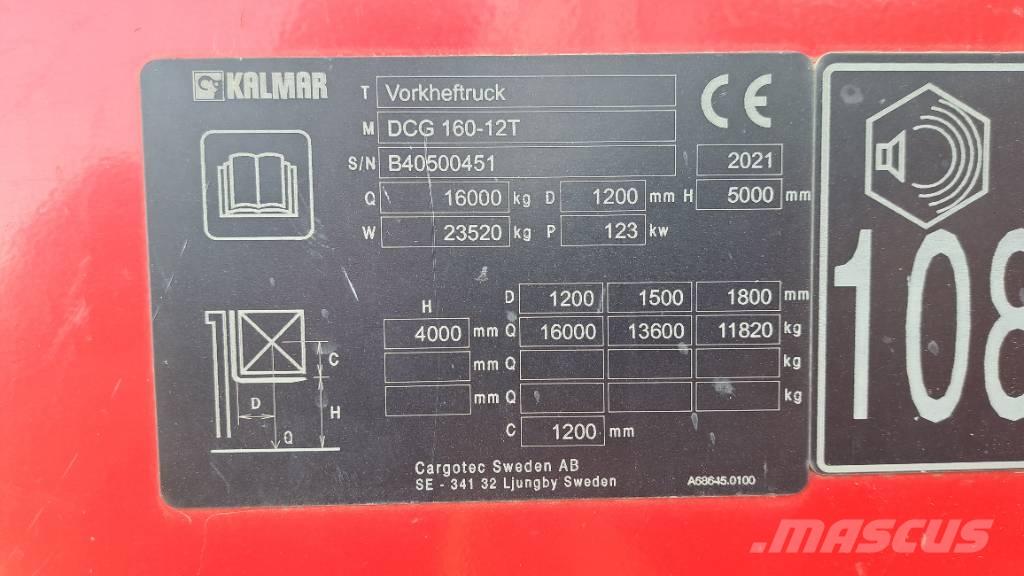 Kalmar DCG160-12T Construção - Outros
