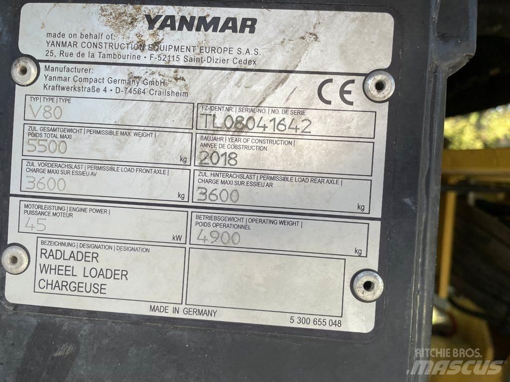 Yanmar V80 Pás carregadoras de rodas