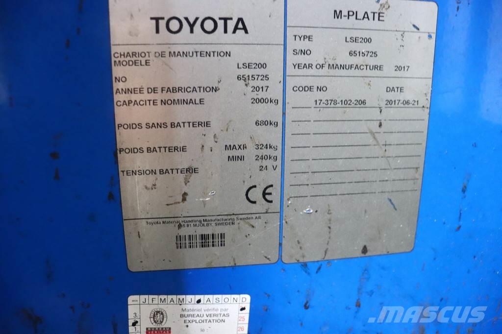 Toyota LSE200 Preparadoras de encomendas de baixa elevação