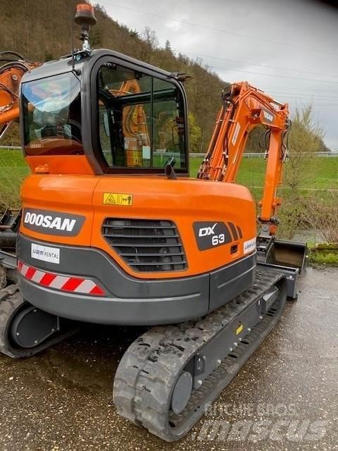 Develon DX63-3 Mini Escavadoras <7t