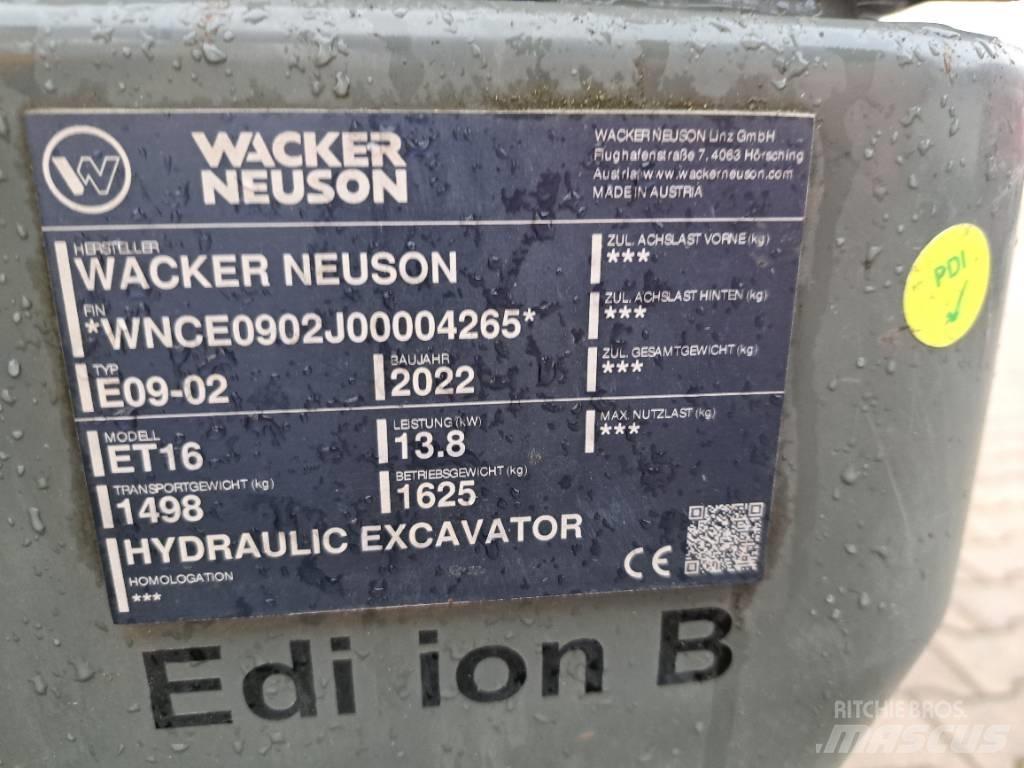 Wacker Neuson ET16 Escavadoras de rastos