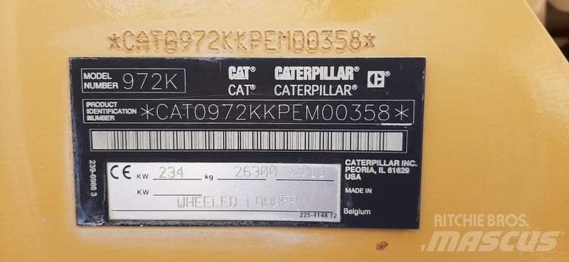CAT 972K Pás carregadoras de rodas