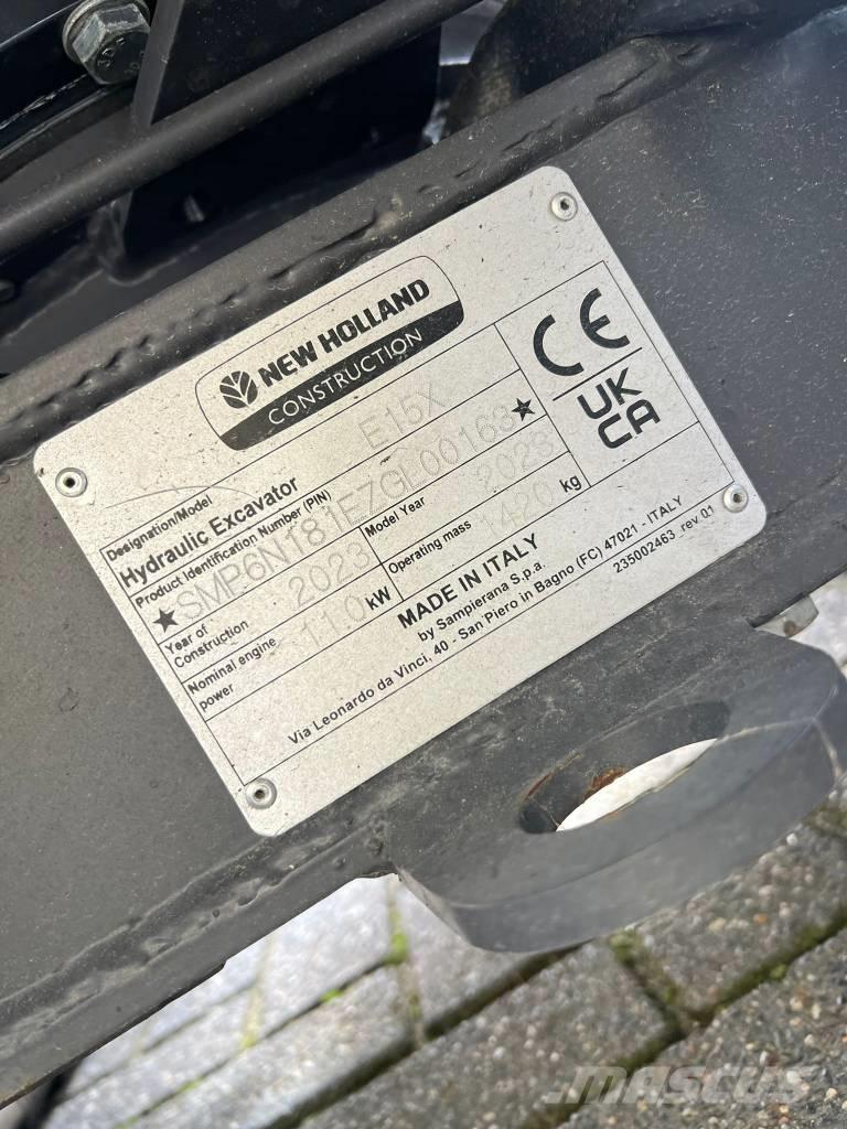 New Holland E 15 X Mini Escavadoras <7t