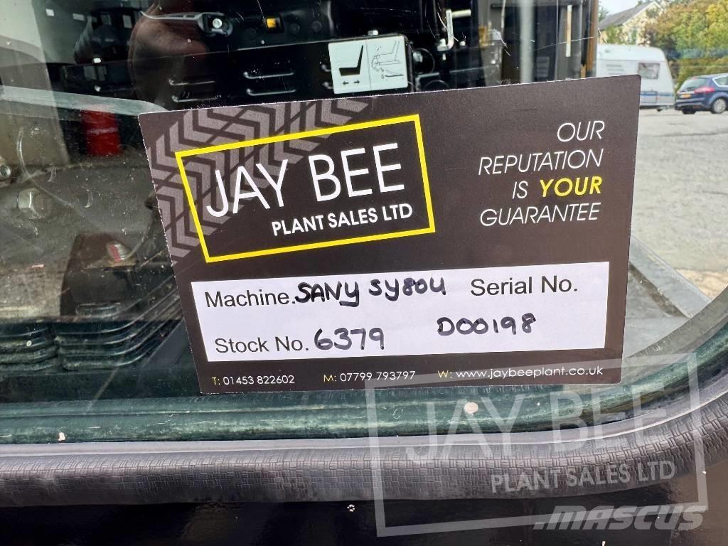 Sany SY 80 U Escavadoras Midi 7t - 12t