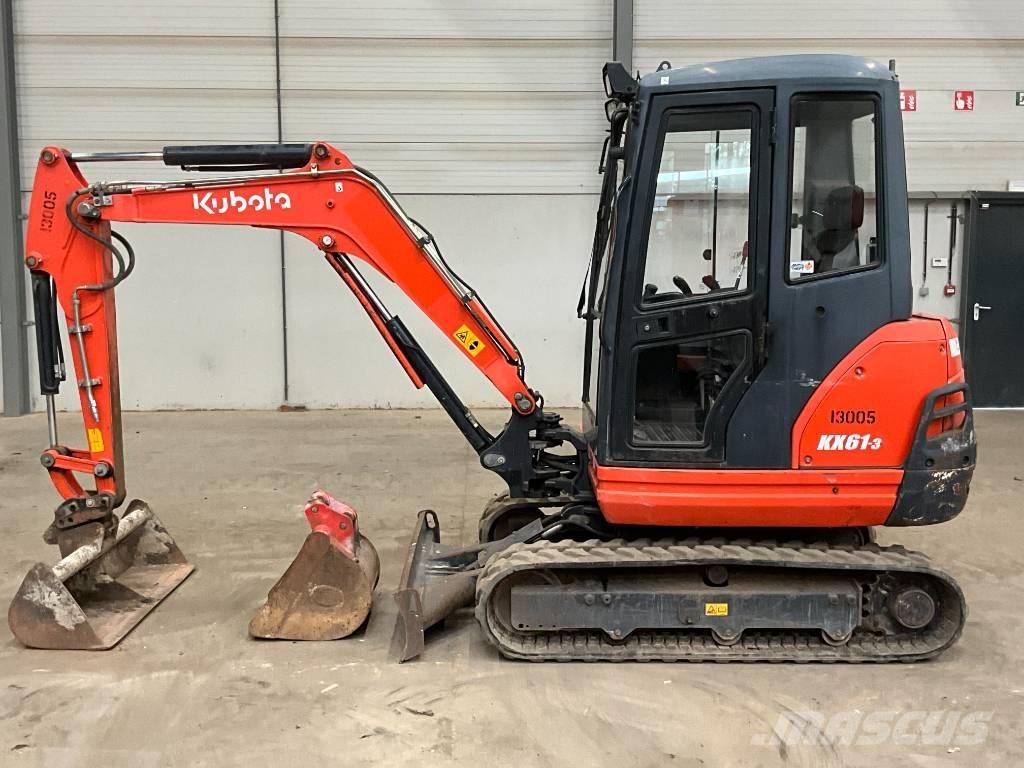 Kubota KX 61-3 Mini Escavadoras <7t