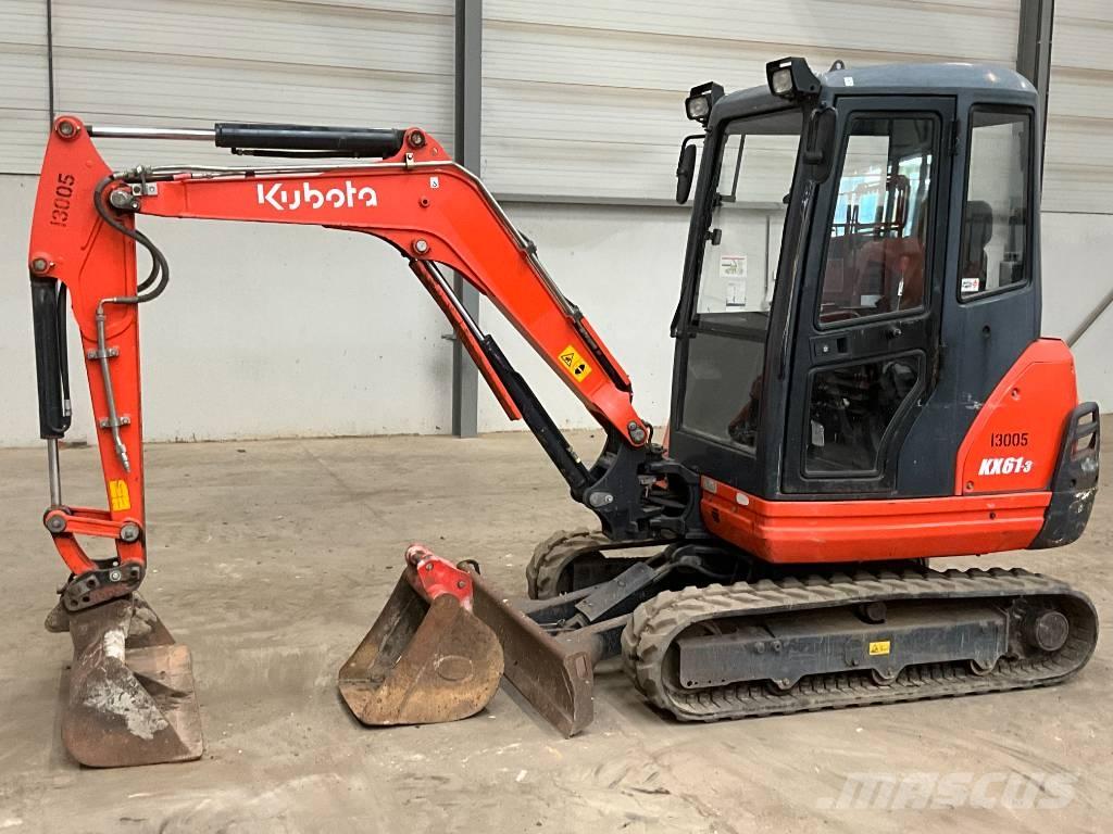 Kubota KX 61-3 Mini Escavadoras <7t