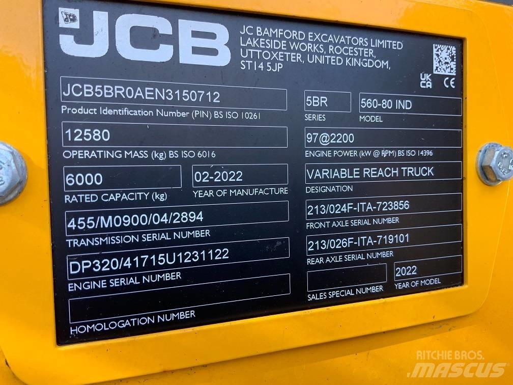 JCB 560-80 Manipuladores telescópicos