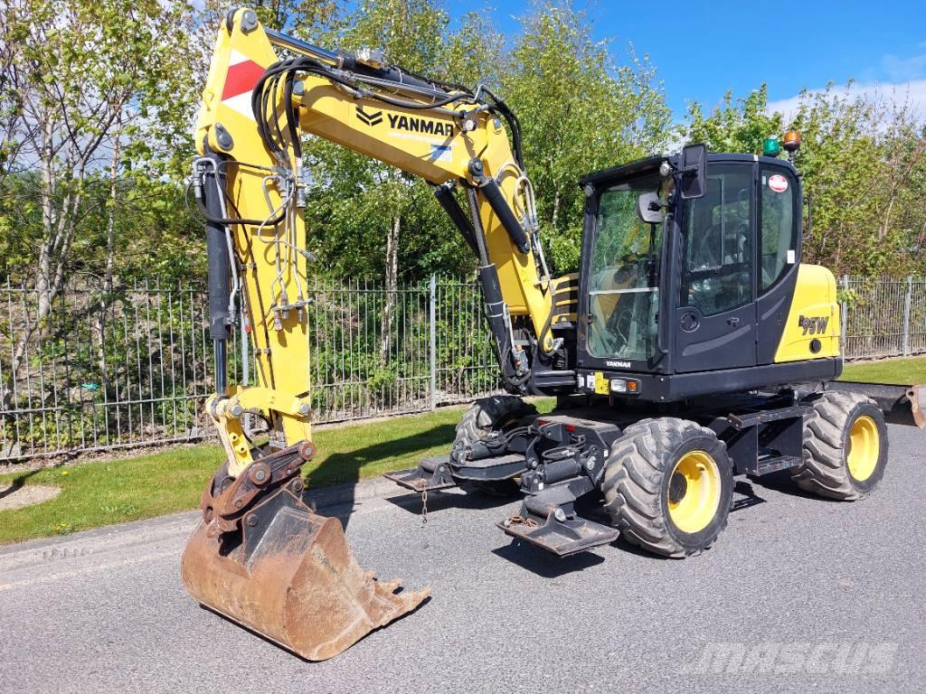Yanmar B95W Escavadoras de rodas